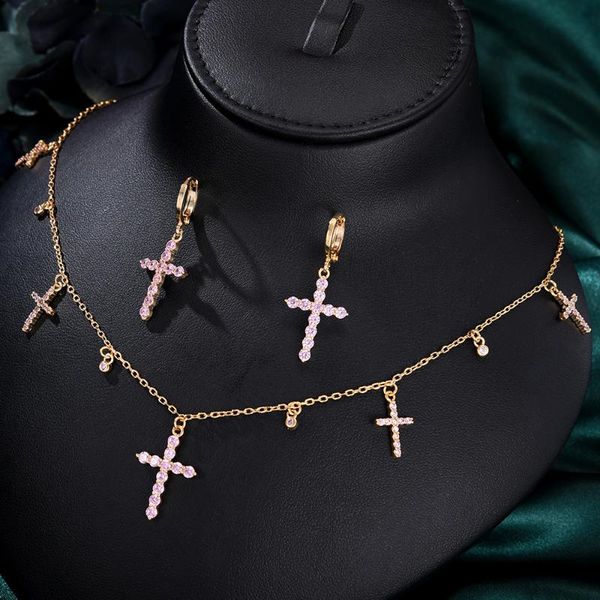 earrings & necklace kellybola ladies exquisite cross set full cubic zirconia jewelry daily party anniversary gift, Silver
earrings & necklace kellybola ladies exquisite cross set full cubic zirconia jewelry daily party anniversary gift, Silver