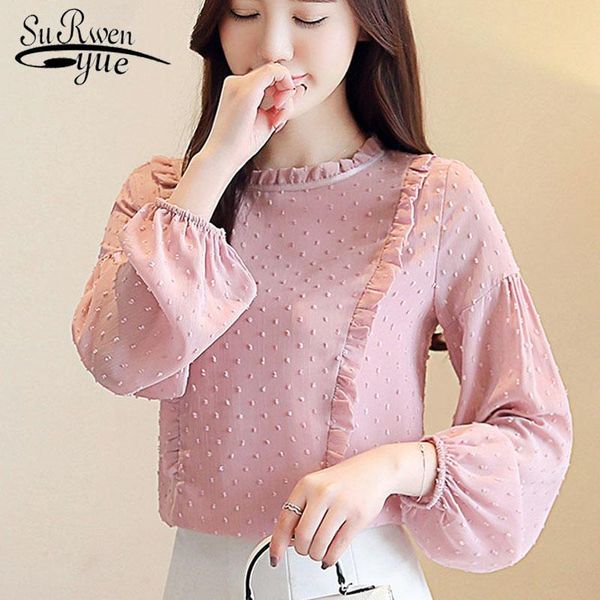 women's blouses & shirts 2021 long sleeve ladies chiffon blouse for women and fashion white pink bottom feminine blusas 1699 50
women's blouses & shirts 2021 long sleeve ladies chiffon blouse for women and fashion white pink bottom feminine blusas 1699 50