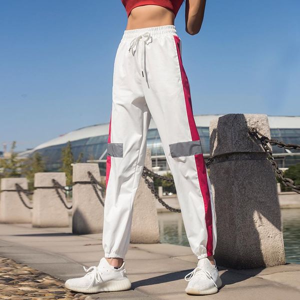 women's pants & capris autumn loose joggers women streetwear sports hip-hop luminous reflective trousers casual haren thin korean, Black;white
women's pants & capris autumn loose joggers women streetwear sports hip-hop luminous reflective trousers casual haren thin korean, Black;white