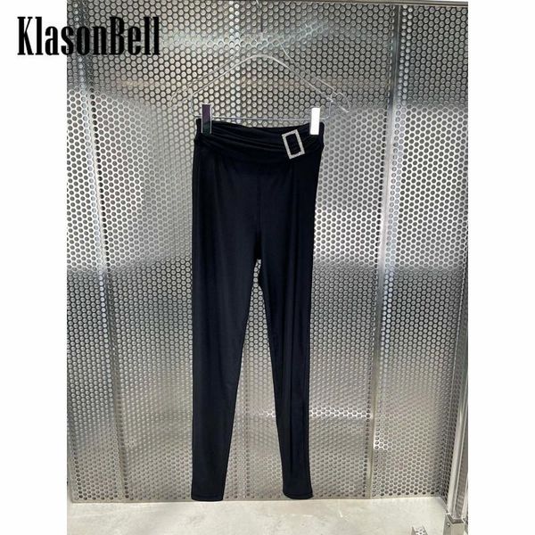 4.17 klasonbell diamonds buckle ruched elastic waist slim leggings women women's, Black
4.17 klasonbell diamonds buckle ruched elastic waist slim leggings women women's, Black