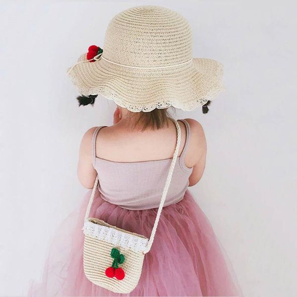 caps & hats girls cherry wide brim hat summer casual toddler baby straw with shoulder bag sun beach travel sunshade, Yellow
caps & hats girls cherry wide brim hat summer casual toddler baby straw with shoulder bag sun beach travel sunshade, Yellow