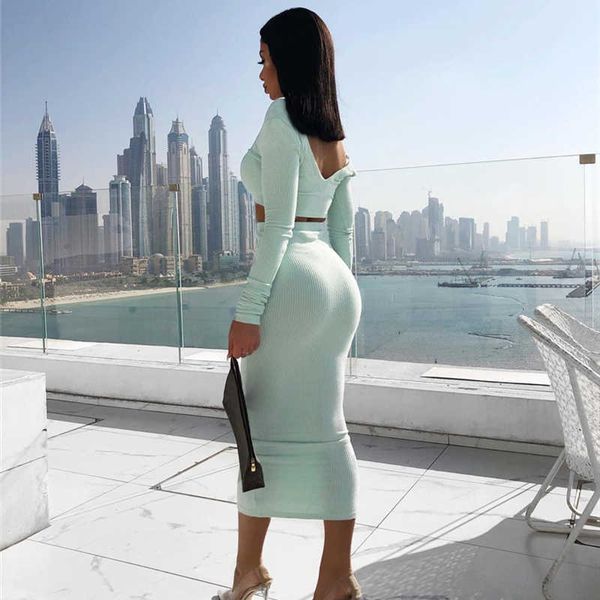 colysmo 2 piece set women outfits white long sleeve two ribbed crop and skirt party club wear matching s 210527
colysmo 2 piece set women outfits white long sleeve two ribbed crop and skirt party club wear matching s 210527