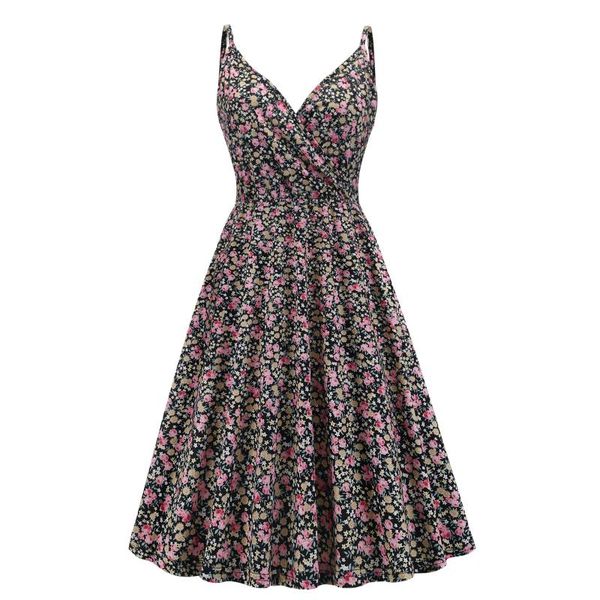 casual dresses 2021 summer autumn multicolor romantic floral shivering women dress elegant vintage suspender big swing vestidos, Black;gray
casual dresses 2021 summer autumn multicolor romantic floral shivering women dress elegant vintage suspender big swing vestidos, Black;gray