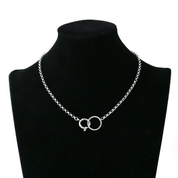chains stainless steel neck chain choker aesthetic circle pendant necklace for women egirl goth grunge punk jewelry vintage bijouterie1, Silver
chains stainless steel neck chain choker aesthetic circle pendant necklace for women egirl goth grunge punk jewelry vintage bijouterie1, Silver