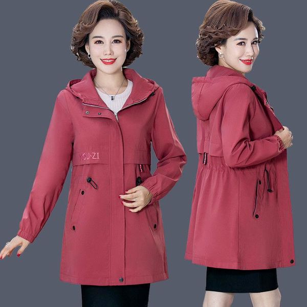 women's trench coats coat mother spring autumn solid color women 2021 middle-aged femme zipper lady winter hooded velvet, Tan;black
women's trench coats coat mother spring autumn solid color women 2021 middle-aged femme zipper lady winter hooded velvet, Tan;black