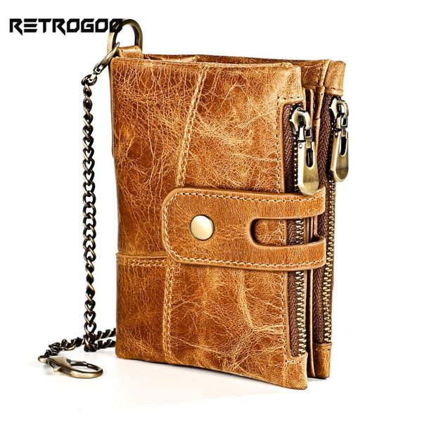 wallets retrogoo short men wallat genuine leather rfid women purse card holder zipper coin pocket carteira, Red;black
wallets retrogoo short men wallat genuine leather rfid women purse card holder zipper coin pocket carteira, Red;black