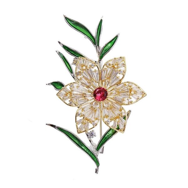 pins, brooches fashion flower brooch zircon woman temperament personalized pin decoration wild jewelry simple ornament, Gray
pins, brooches fashion flower brooch zircon woman temperament personalized pin decoration wild jewelry simple ornament, Gray