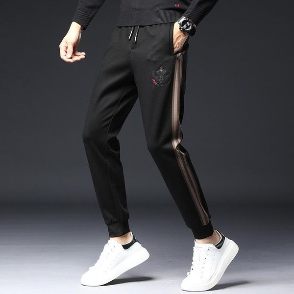 spring men's casual pants korean version of the wild trend self-cultivation and feet tide embroidery sport 1313, Black
spring men's casual pants korean version of the wild trend self-cultivation and feet tide embroidery sport 1313, Black