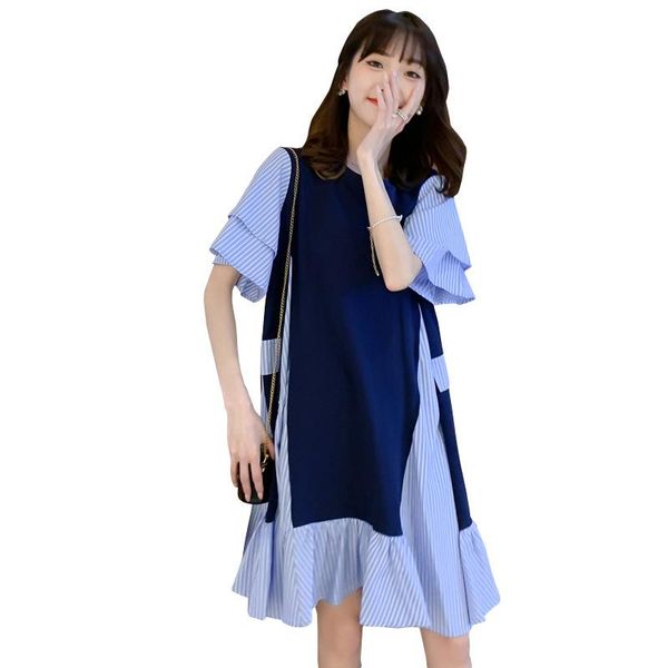 maternity dresses dress for pregnant women's fashion patchwork a-line pregnancy woman women clothes, White
maternity dresses dress for pregnant women's fashion patchwork a-line pregnancy woman women clothes, White