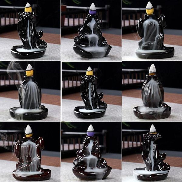 styles tower incense ceramic burner fragrance holder backflow censer creative smoke reflux stick lamps
styles tower incense ceramic burner fragrance holder backflow censer creative smoke reflux stick lamps