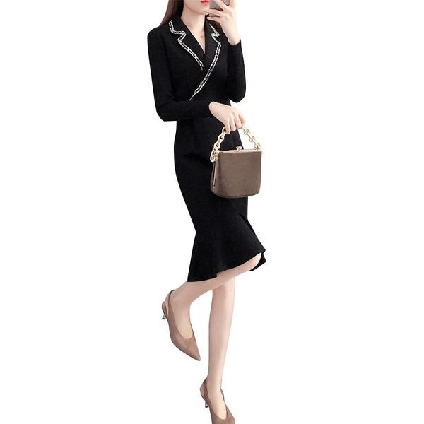 casual dresses 2021 spring dress long sleeve office polka dot vintage women floral trumpet female for ladies, Black;gray
casual dresses 2021 spring dress long sleeve office polka dot vintage women floral trumpet female for ladies, Black;gray