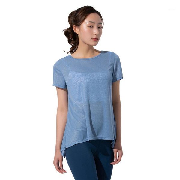 yoga outfit summer women sports loose short sleeve 2 wear workout clothes outdoor running breathable t-shirt can be knotted
yoga outfit summer women sports loose short sleeve 2 wear workout clothes outdoor running breathable t-shirt can be knotted
