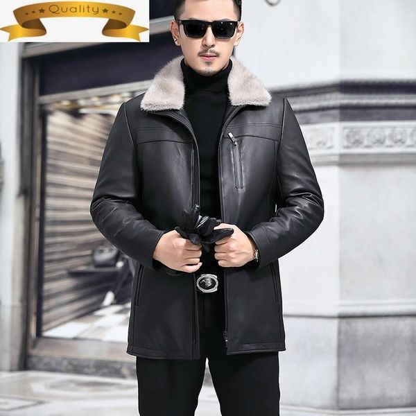 genuine leather men jacket 2021 real sheepskin coat mens fashion warm duck down plus size chaqueta cuero hombre 192 yy447 men's & faux, Black
genuine leather men jacket 2021 real sheepskin coat mens fashion warm duck down plus size chaqueta cuero hombre 192 yy447 men's & faux, Black