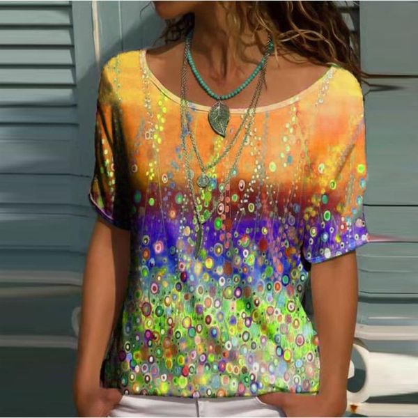 summer oversized t shirts women o-neck vintage gradient large sizes ladies casual short sleeve tee clothes women's t-shirt, White
summer oversized t shirts women o-neck vintage gradient large sizes ladies casual short sleeve tee clothes women's t-shirt, White