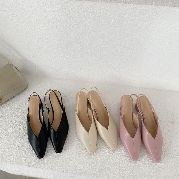 sandals monmoira thick med heel slingback women solid elegant v-neck slipper vintage square toe ladies shoes b0312, Black
sandals monmoira thick med heel slingback women solid elegant v-neck slipper vintage square toe ladies shoes b0312, Black