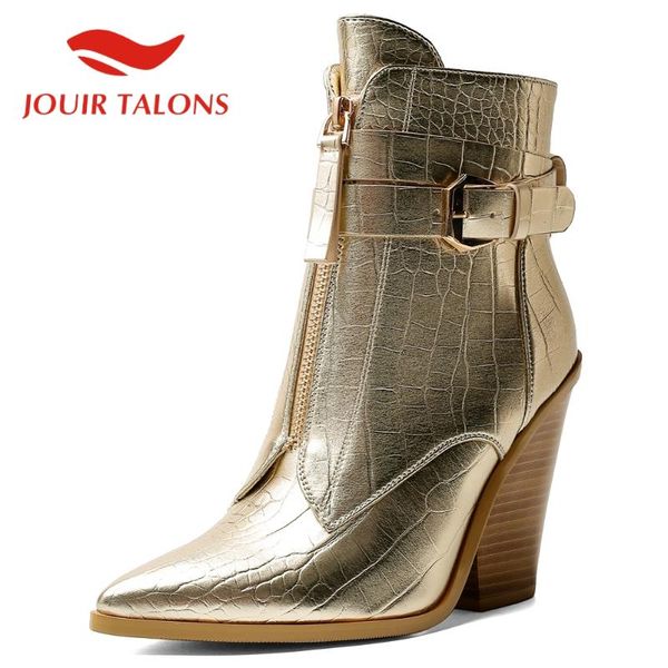 boots jouir talons big size 46 fashion shoes woman pointed toe gold strange style buckle straps zip ankle, Black
boots jouir talons big size 46 fashion shoes woman pointed toe gold strange style buckle straps zip ankle, Black