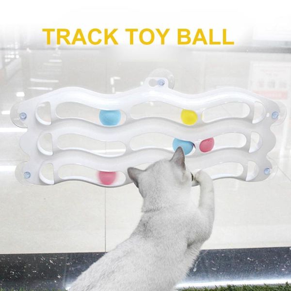 cat toys kitten roller track play ball window sunction cup interactive toy plastic railway pet product adsorption glass
cat toys kitten roller track play ball window sunction cup interactive toy plastic railway pet product adsorption glass
