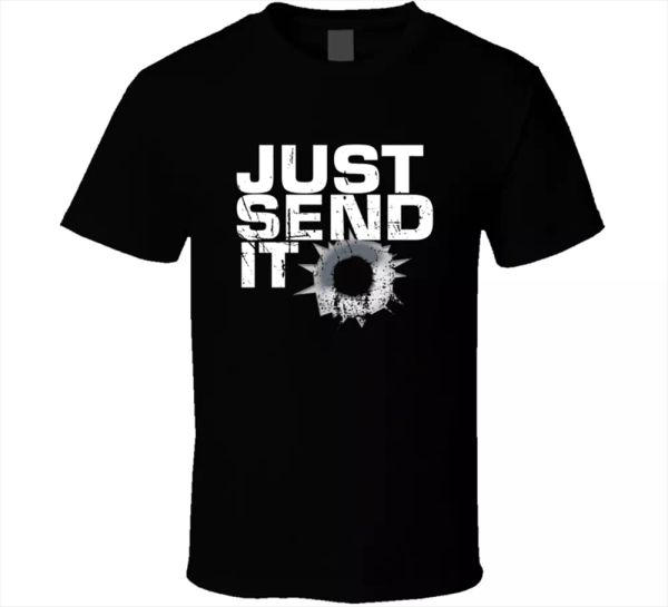 send it morale tee tactical military army badge short sleeve men's t shirt new, White;black
send it morale tee tactical military army badge short sleeve men's t shirt new, White;black