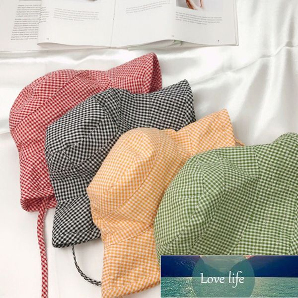fresh plaid checked kid bucket hat baby sun hat collapsible fisherman cap for spring summer picinic factory price expert design quality late, Blue;gray
fresh plaid checked kid bucket hat baby sun hat collapsible fisherman cap for spring summer picinic factory price expert design quality late, Blue;gray