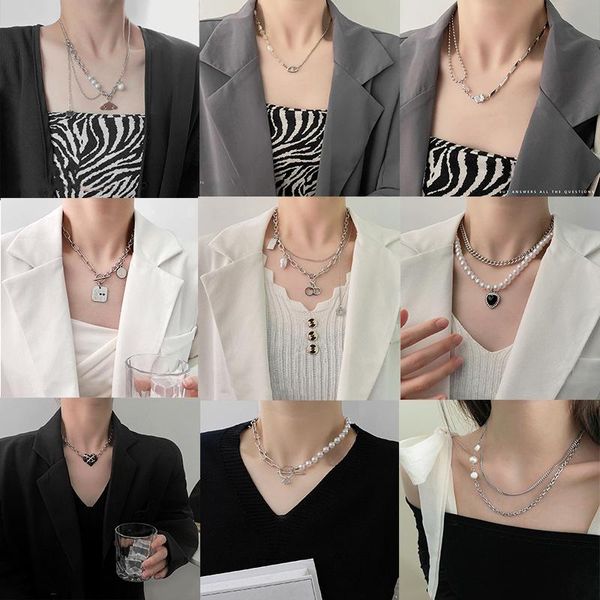 chains vivilady punk trendy titanium steel letters bones heart pin cherry pearl chain pendant necklace female jewelry drop, Silver
chains vivilady punk trendy titanium steel letters bones heart pin cherry pearl chain pendant necklace female jewelry drop, Silver