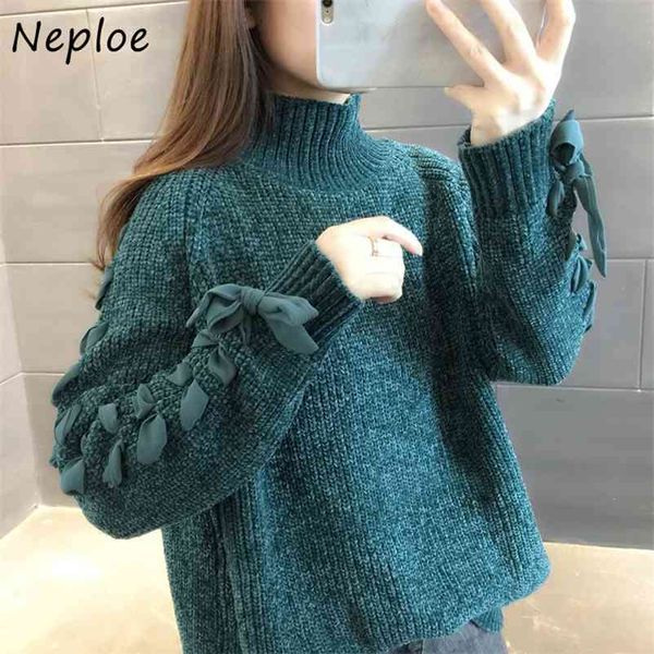 chic drawstring bow patchwork femme pullovers turtleneck women sweaters autumn winter korean loose knitted coat 210422, White;black
chic drawstring bow patchwork femme pullovers turtleneck women sweaters autumn winter korean loose knitted coat 210422, White;black