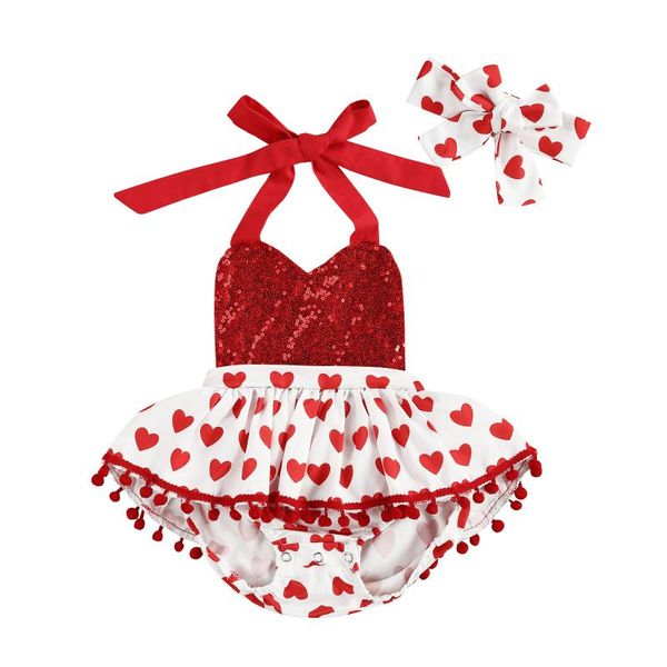 rompers pudcoco 2021 valentine's day 0-24m baby girl heart print 2pcs set sequined sleeveless dress tassel bodysuit+bow summer clothes, Blue
rompers pudcoco 2021 valentine's day 0-24m baby girl heart print 2pcs set sequined sleeveless dress tassel bodysuit+bow summer clothes, Blue