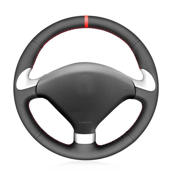 black pu faux leather red marker car steering wheel cover for 307 cc 2004-2009 sw 407 covers
black pu faux leather red marker car steering wheel cover for 307 cc 2004-2009 sw 407 covers
