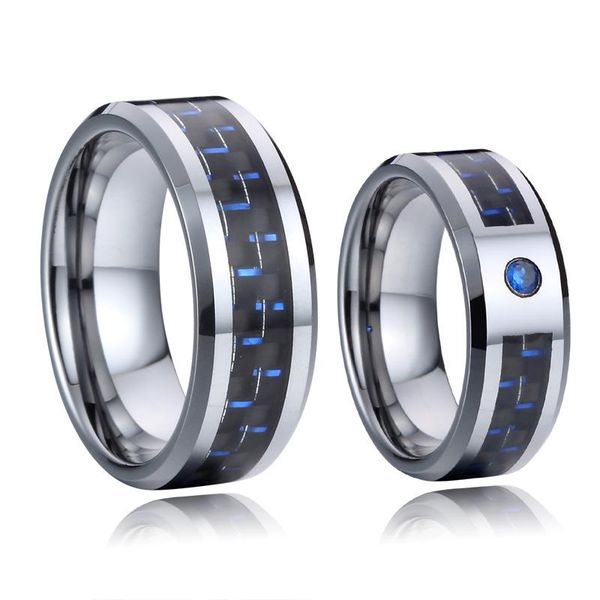 cluster rings blue carbon fiber tungsten carbide wedding set for couple men and women jewelry marriage finger ring, Golden;silver
cluster rings blue carbon fiber tungsten carbide wedding set for couple men and women jewelry marriage finger ring, Golden;silver