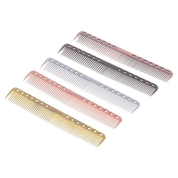 hair brushes 1 pc men women aluminum metal cutting comb hairdressing & barbers salon combs for, Silver
hair brushes 1 pc men women aluminum metal cutting comb hairdressing & barbers salon combs for, Silver