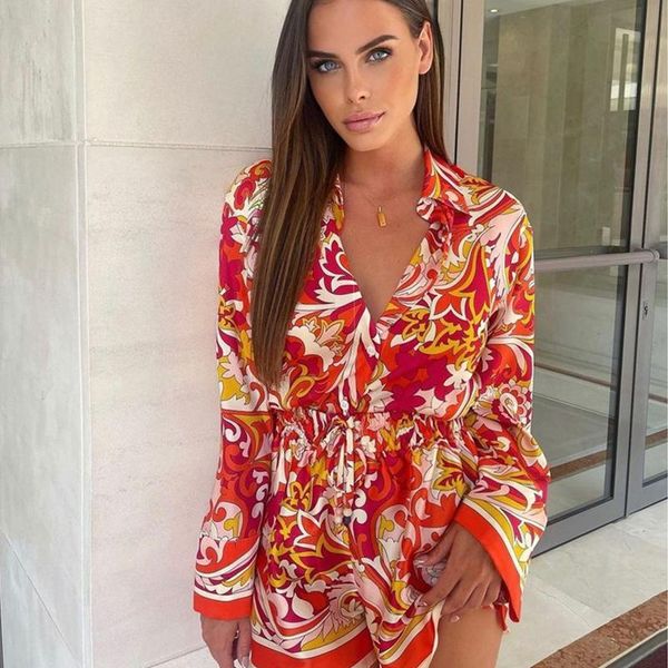 women's blouses & shirts ardm fashion casual floral print holiday vintage v neck tie a knot flare sleeve chic women 2021 streetwear, White
women's blouses & shirts ardm fashion casual floral print holiday vintage v neck tie a knot flare sleeve chic women 2021 streetwear, White