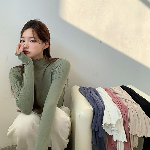 t-shirts women slim stretch simple elegant all-match korean office lady pure trendy femme long sleeve tees women's t-shirt, White
t-shirts women slim stretch simple elegant all-match korean office lady pure trendy femme long sleeve tees women's t-shirt, White