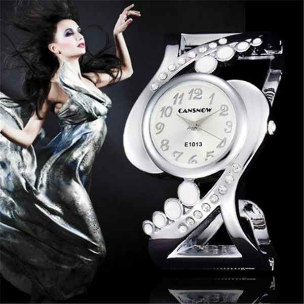 wristwatches watches for women silver cuff bangle wristwatch shiny rhinestone ladies dress quartz saats zegarek damski, Slivery;brown
wristwatches watches for women silver cuff bangle wristwatch shiny rhinestone ladies dress quartz saats zegarek damski, Slivery;brown