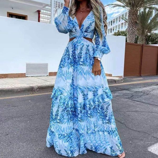 casual dresses elegant floral print bohomian dress for women summer autumn long sleeve party maxi lady cut-out beach robe, Black;gray
casual dresses elegant floral print bohomian dress for women summer autumn long sleeve party maxi lady cut-out beach robe, Black;gray