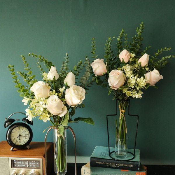 artificial rose bouquet patio indoor outdoor house office decor wedding table flowers arrangement decorative & wreaths
artificial rose bouquet patio indoor outdoor house office decor wedding table flowers arrangement decorative & wreaths