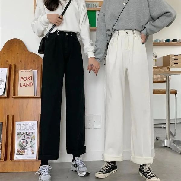 20212021 spring white plus size high waist jeans streetwear wide leg pants womens fashion trousers full length loose denim pants, Blue
20212021 spring white plus size high waist jeans streetwear wide leg pants womens fashion trousers full length loose denim pants, Blue