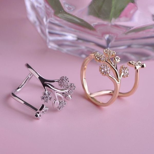 cluster rings japan and south korea butterfly micro inlaid open ring ladies fashion index finger accessories wholesale jewelry, Golden;silver
cluster rings japan and south korea butterfly micro inlaid open ring ladies fashion index finger accessories wholesale jewelry, Golden;silver