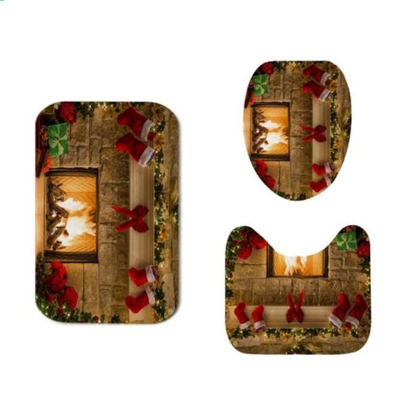 shower curtains christmas curtain set 3d digital printing waterproof polyester series fireplace bathroom decoration 2021
shower curtains christmas curtain set 3d digital printing waterproof polyester series fireplace bathroom decoration 2021