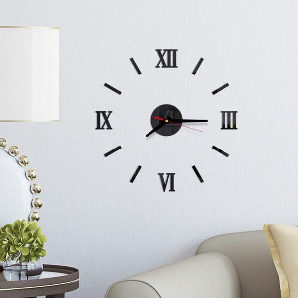 wall clocks frameless diy clock roman numbers adhesive modern art silent 3d acrylic sticker home decorations for living room
wall clocks frameless diy clock roman numbers adhesive modern art silent 3d acrylic sticker home decorations for living room