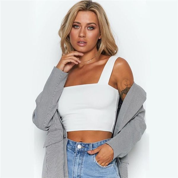 women's tanks & camis wit vrouwen zwart casual basic t-shirt off shoulder cami backless tank clothes slim vierkante hals mouwloze c, White
women's tanks & camis wit vrouwen zwart casual basic t-shirt off shoulder cami backless tank clothes slim vierkante hals mouwloze c, White