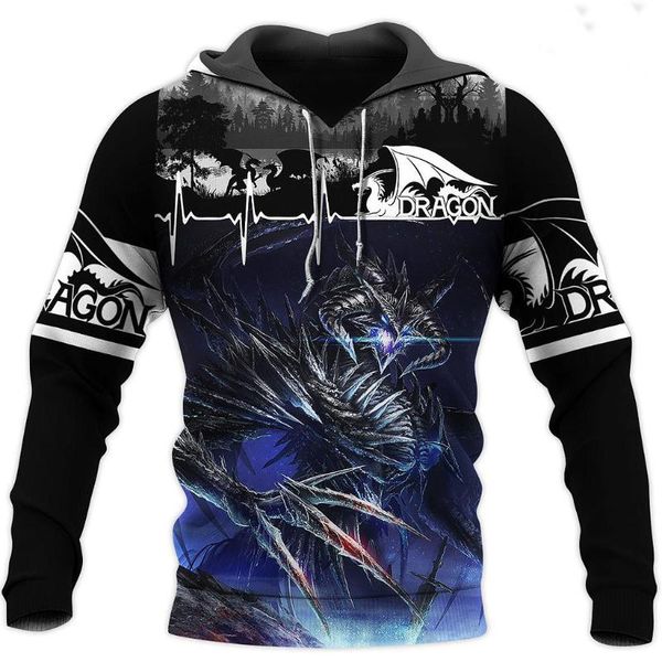men's hoodies & sweatshirts beautiful dragon tattoo 3d full printed jacket men/women hip hop boy hoodie casual streetwear punk clothing, Black 
men's hoodies & sweatshirts beautiful dragon tattoo 3d full printed jacket men/women hip hop boy hoodie casual streetwear punk clothing, Black
