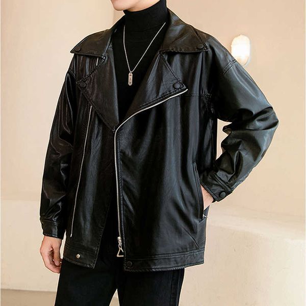 spring brand casual motor pu leather jacket coat motorcycle biker outwear faux leather jackets men m-3xl 210528, Black
spring brand casual motor pu leather jacket coat motorcycle biker outwear faux leather jackets men m-3xl 210528, Black