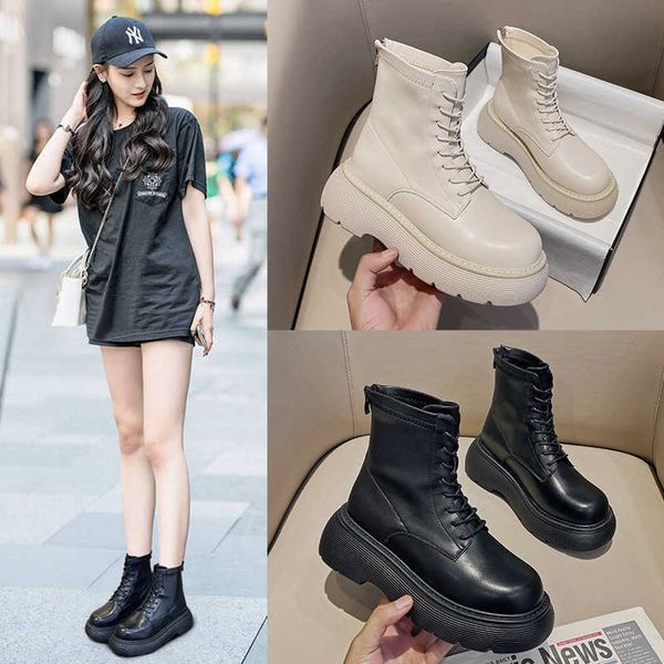 martin boots 2021 new women's shoes spring and autumn single boots versatile thick soled spring british short boots fashion, Black
martin boots 2021 new women's shoes spring and autumn single boots versatile thick soled spring british short boots fashion, Black