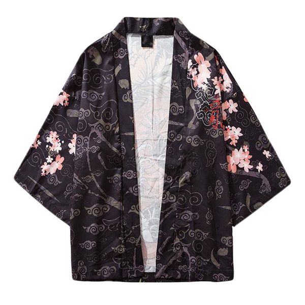 men's casual shirts harajuku japanese fashion kimono 2021 white black men and women cardigan blouse haori obi asian loose blouses samur
men's casual shirts harajuku japanese fashion kimono 2021 white black men and women cardigan blouse haori obi asian loose blouses samur