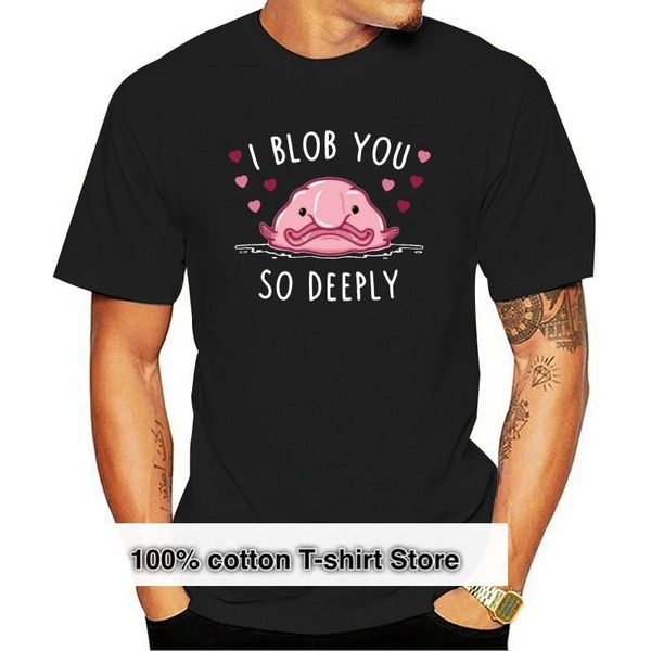 men's t-shirts printed funny i blob you blobfish love t-shirt women's tshirt, White;black
men's t-shirts printed funny i blob you blobfish love t-shirt women's tshirt, White;black
