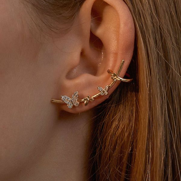 cafi temperament simple one-piece ear clip female personality versatile mori butterfly earrings, Black
cafi temperament simple one-piece ear clip female personality versatile mori butterfly earrings, Black