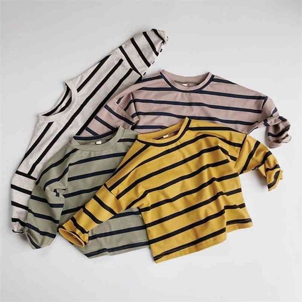 baby boys girls children stripe t-shirt spring autumn children's long sleeve 1-6 year old 210521, Blue
baby boys girls children stripe t-shirt spring autumn children's long sleeve 1-6 year old 210521, Blue