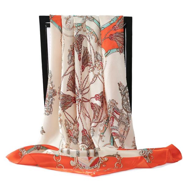 scarves fashion hair scarf for women floral print satin shawl silk scarfs female neckerchief 90cmx90cm square shawls ladies, Blue;gray
scarves fashion hair scarf for women floral print satin shawl silk scarfs female neckerchief 90cmx90cm square shawls ladies, Blue;gray