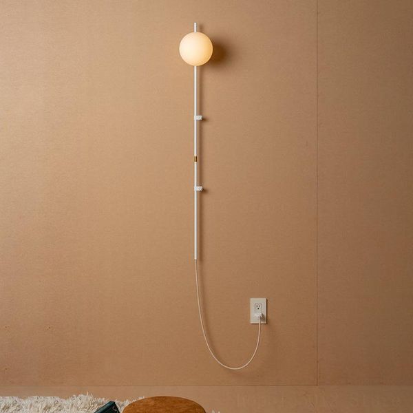 modern simple wall lamp nordic with plug e14 bedroom bedside mirror light living room bathroom sconce
modern simple wall lamp nordic with plug e14 bedroom bedside mirror light living room bathroom sconce