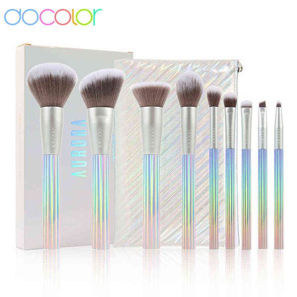 other health & beauty items docolor aurora makeup brushes 9pcs set foundation powder blending face blush eyeshadow make up with bag 220211
other health & beauty items docolor aurora makeup brushes 9pcs set foundation powder blending face blush eyeshadow make up with bag 220211