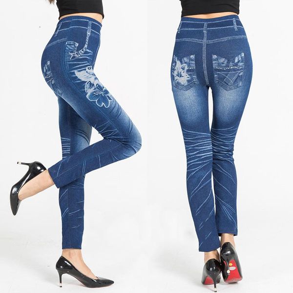 women's jeans ladies leggings high waist printed pattern breathable pants sports for women@88, Blue
women's jeans ladies leggings high waist printed pattern breathable pants sports for women@88, Blue